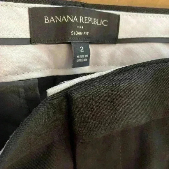 Banana Republic Womens Sloane Fit Black Pants size 2 - Picture 2 of 12